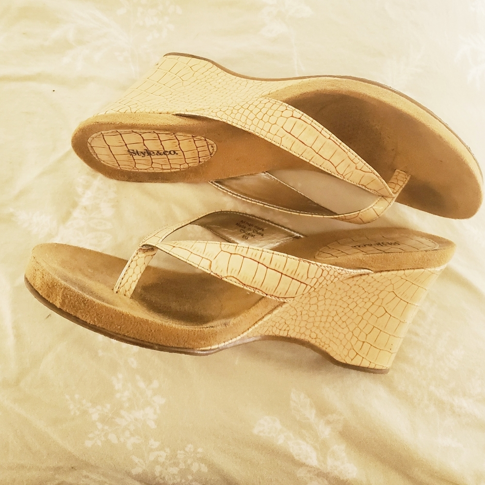 Style&Co wedge sandals